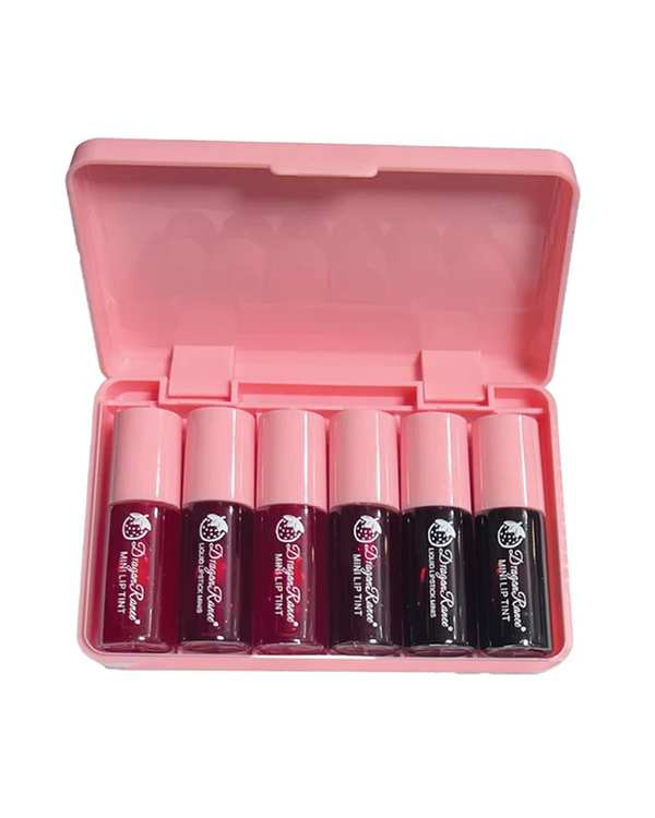 تینت لب دراگون رانی مدل توت فرنگی مجموعه 6 عددی