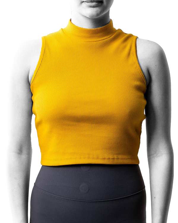 تاپ زنانه کراپ خردلی آر ان اس RNS کد 11012702