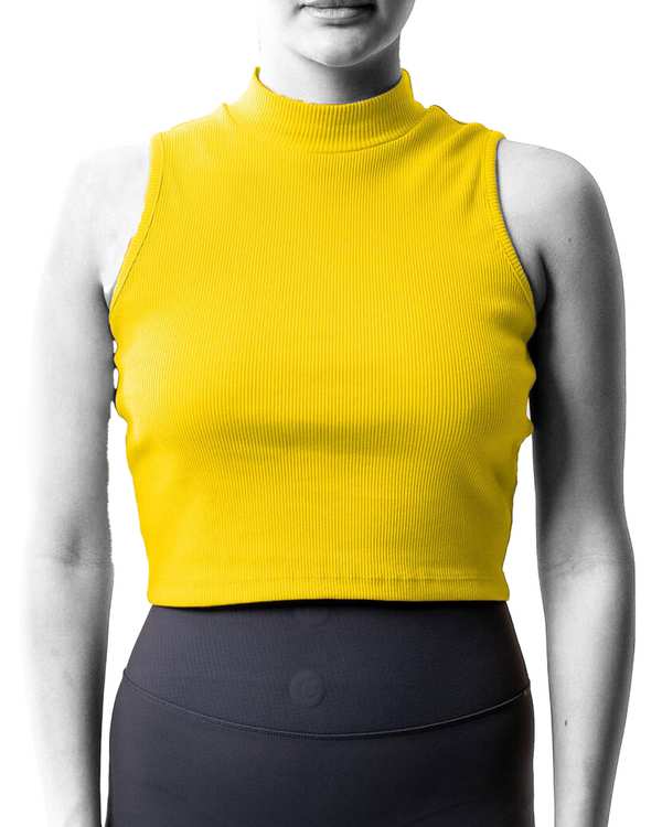 تاپ زنانه کراپ زرد آر ان اس RNS کد 11012702