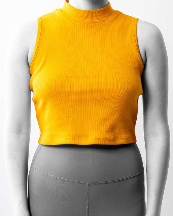 تاپ زنانه کراپ نارنجی آر ان اس RNS کد 11012702