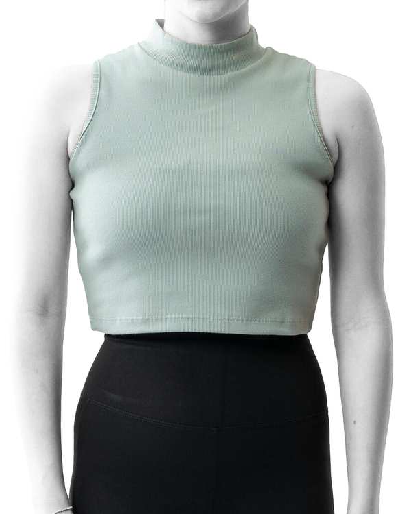 تاپ زنانه کراپ سبز روشن آر ان اس RNS کد 11012702