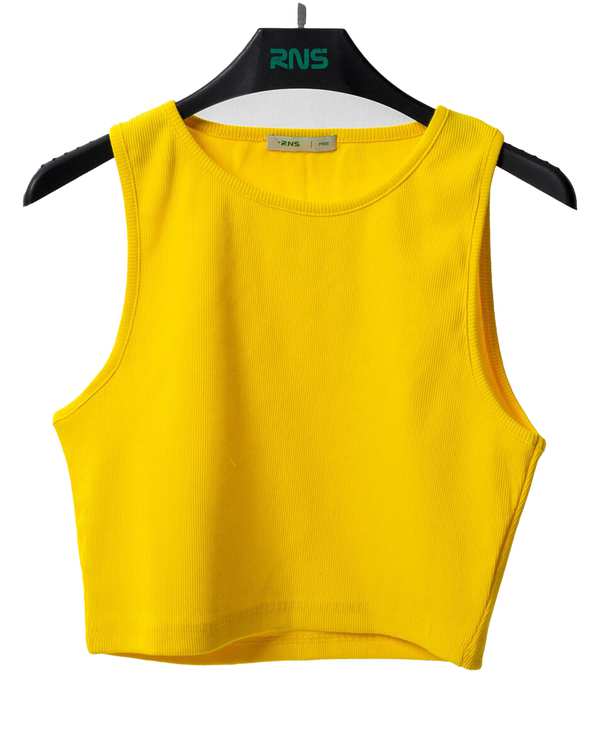 تاپ زنانه کراپ زرد آر ان اس RNS کد 11012703