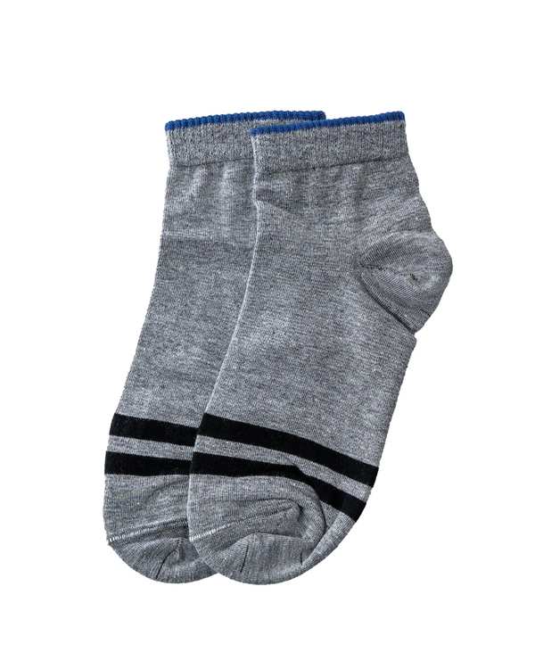 جوراب مردانه ساق کوتاه طوسی آر ان اس RNS کد 12132695