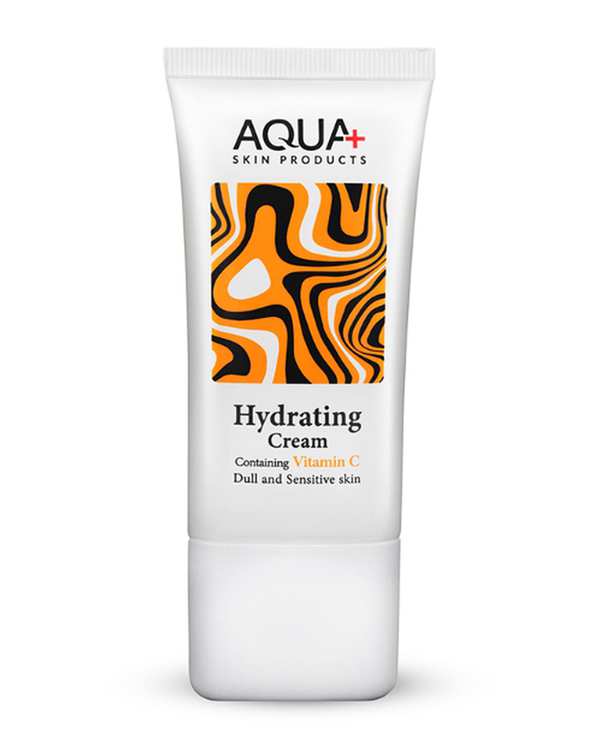 کرم آبرسان دست و صورت آکوا پلاس Aqua plus حاوی ویتامین C حجم 50ml
