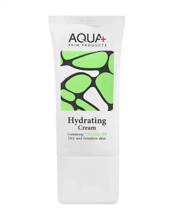 کرم آبرسان و مرطوب کننده آکوا پلاس Aqua plus حاوی ویتامین B5 حجم 50ml