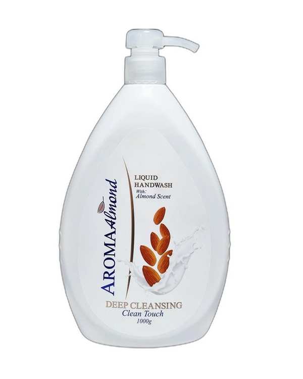 مایع دستشویی آروما بس مدل Almond وزن 1000 گرم