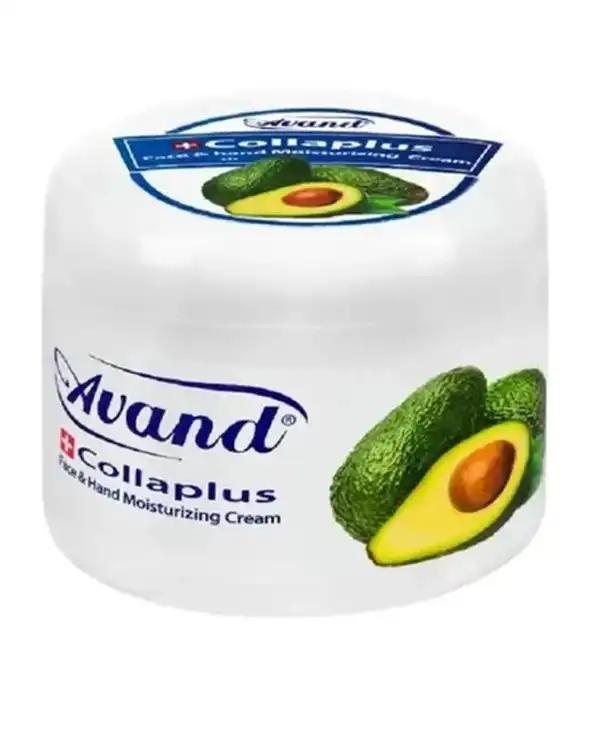 کرم دست و صورت آوند حاوی کلاژن هیدرولیز شده رایحه آووکادو وزن 200 گرم