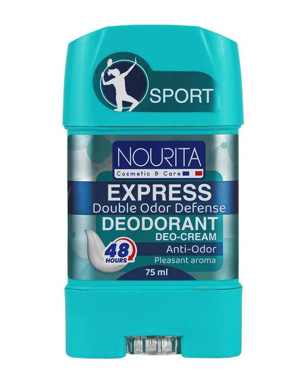 مام استیک کرمی خوشبو کننده بدن نوریتا Nourita مدل اسپرت Express حجم 75ml
