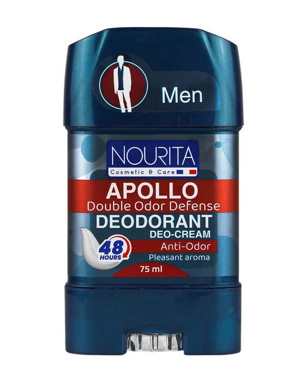 مام استیک کرمی خوشبو کننده بدن مردانه نوریتا Nourita مدل APOLLO حجم 75ml