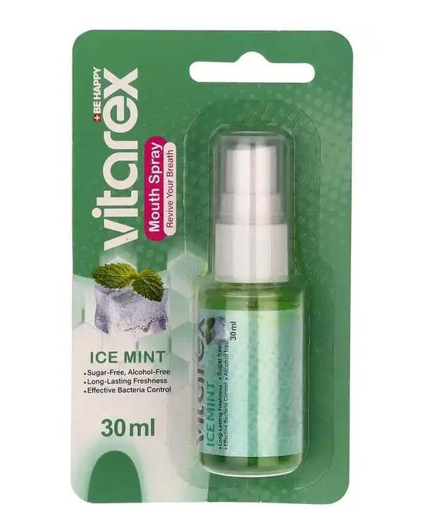 اسپری خوشبو کننده دهان ویتارکس Vitarex با طعم نعناع حجم 30ml