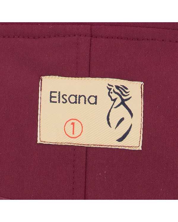 بارانی زنانه بادمجانی مدل دیارا السانا Elsana کد 2379 - تصویر 6