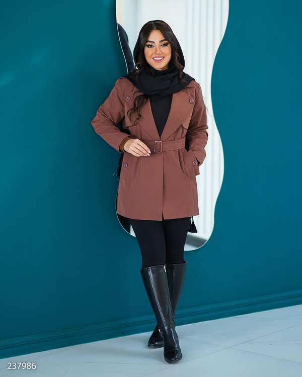 بارانی زنانه مسی مدل دیارا السانا Elsana کد 2379