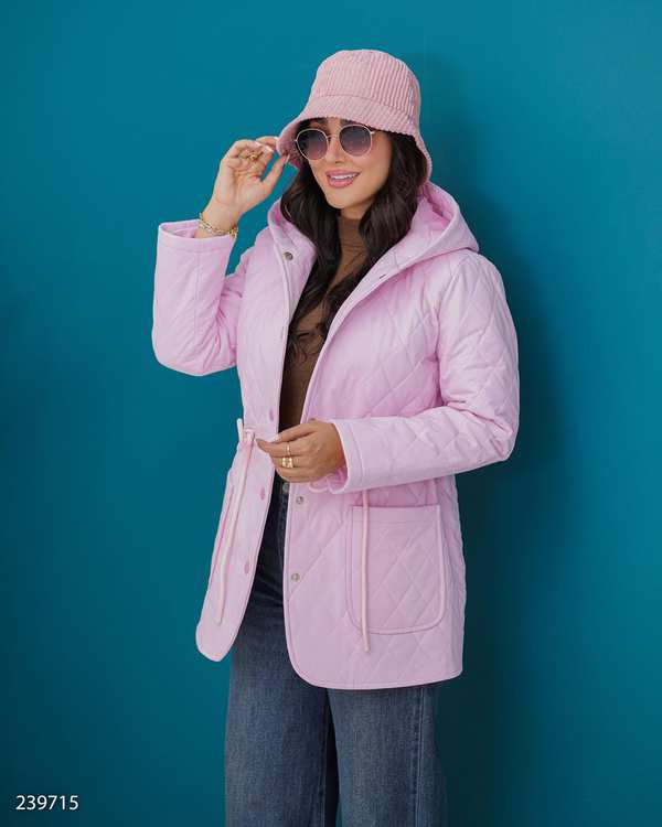 کاپشن زنانه صورتی مدل حانا السانا Elsana کد 2397