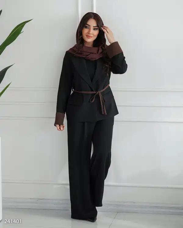 مانتو زنانه مشکی مدل ایوانا السانا Elsana کد 2414