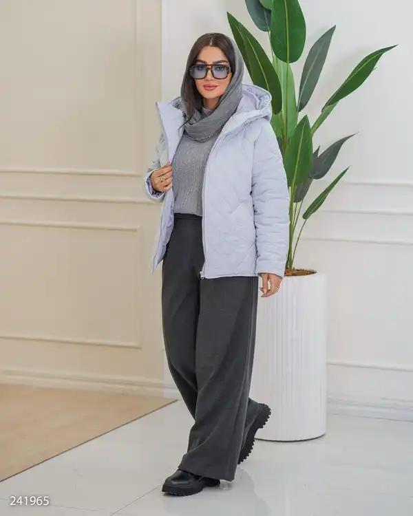 کاپشن زنانه آبی آسمانی مدل جانیسا السانا Elsana کد 2419