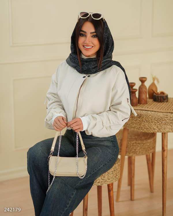 کت کراپ زنانه استخوانی مدل آیاز السانا Elsana کد 2421