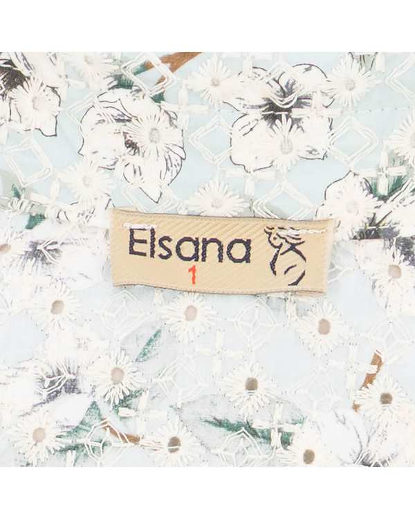 شومیز زنانه خامه دوزی سبزآبی مدل آوانا السانا Elsana کد 2427 - تصویر 6