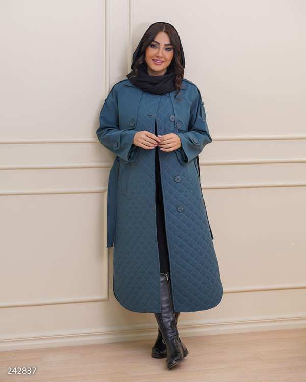 کاپشن زنانه سبز کله غازی مدل لمیا السانا Elsana کد 2428