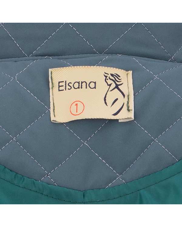 کاپشن زنانه سبز کله غازی مدل ماهکان السانا Elsana کد 2438 - تصویر 6