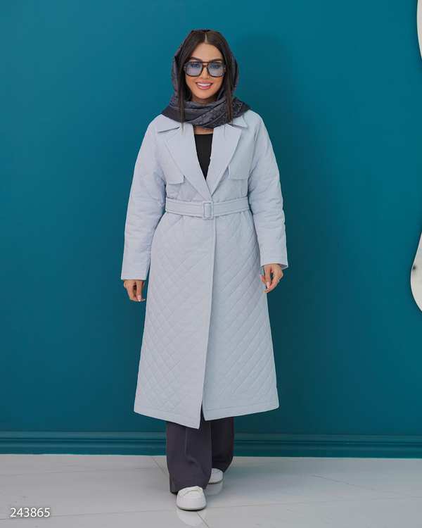 کاپشن زنانه آبی آسمانی مدل ماهکان السانا Elsana کد 2438