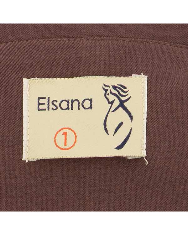 مانتو کتی زنانه قهوه ای مدل فرهام السانا Elsana کد 2439 - تصویر 7