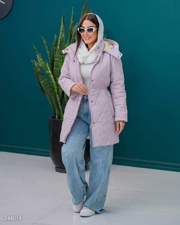 کاپشن زنانه یاسی مدل راشن السانا Elsana کد 2440