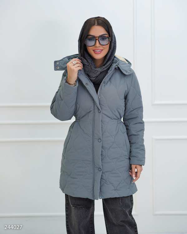 کاپشن زنانه فیلی مدل راشن السانا Elsana کد 2440