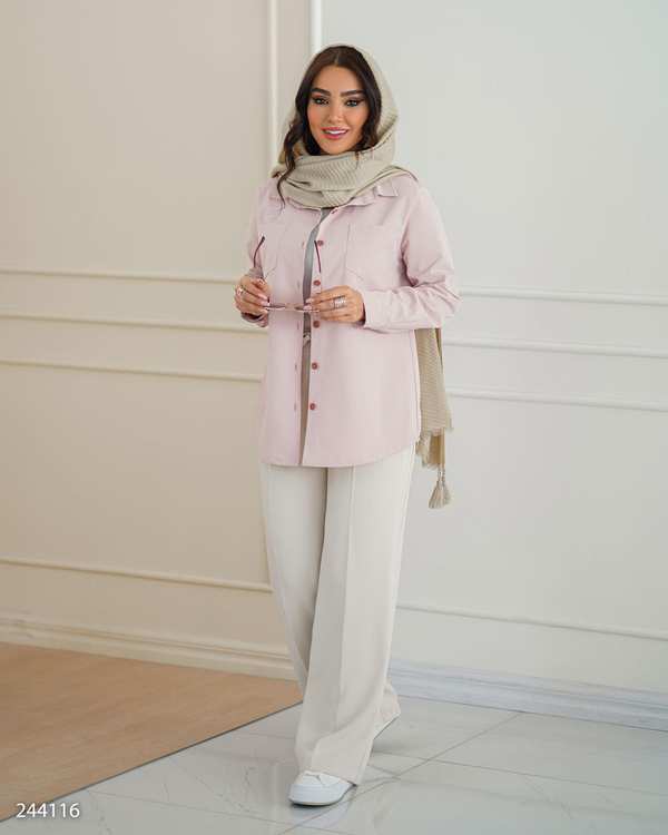 شومیز زنانه کالباسی مدل نارینا السانا Elsana کد 2441