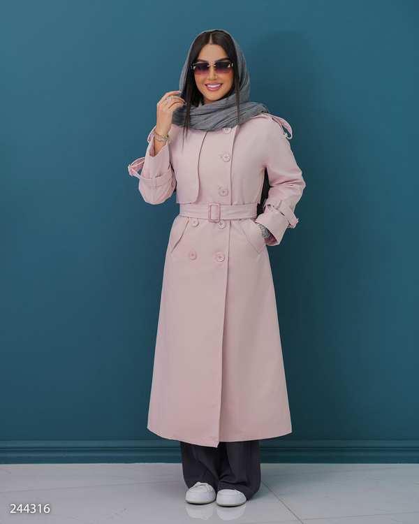 بارانی زنانه کالباسی مدل ماناد السانا Elsana کد 2443