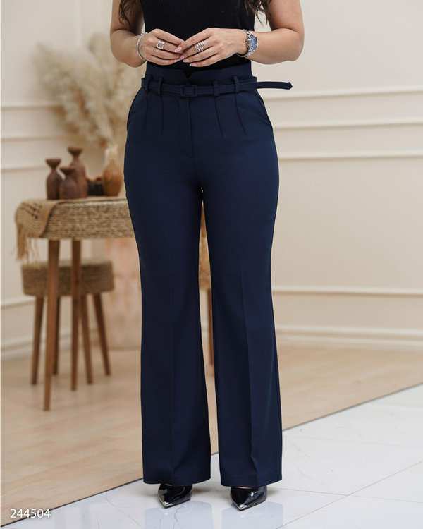 شلوار زنانه سرمه ای مدل پرسام السانا Elsana کد 2445