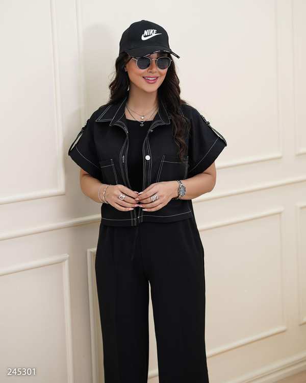 وست زنانه مشکی مدل نلیا السانا Elsana کد 2453