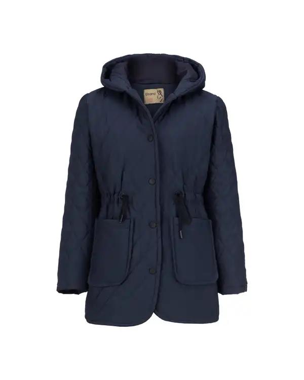 کاپشن زنانه سرمه ای تیره مدل حانا السانا Elsana کد 2397