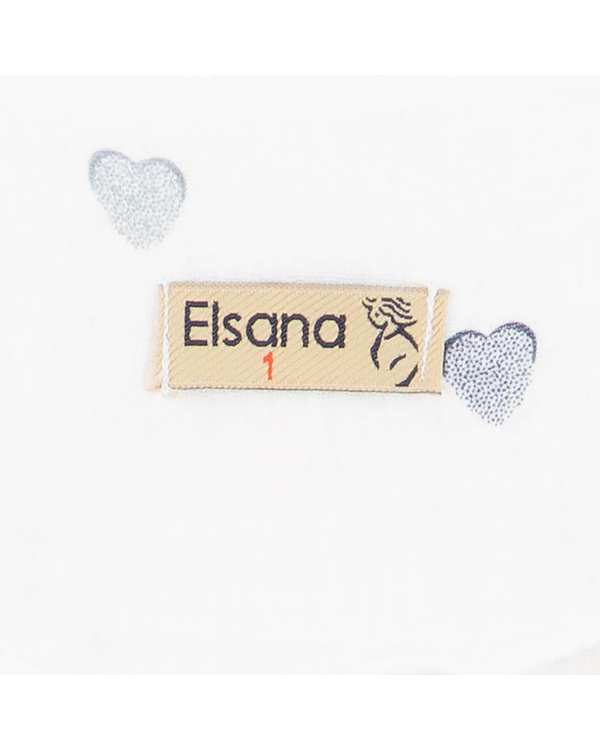 شومیز زنانه قلب ریز سفید مدل نیکین السانا Elsana کد 2448 - تصویر 6