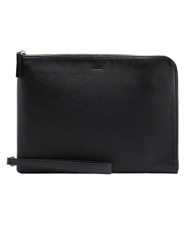 کیف فولدر چرم طبیعی فلوتر مشکی اورز Orez مدل BARCELONAکد LDF114