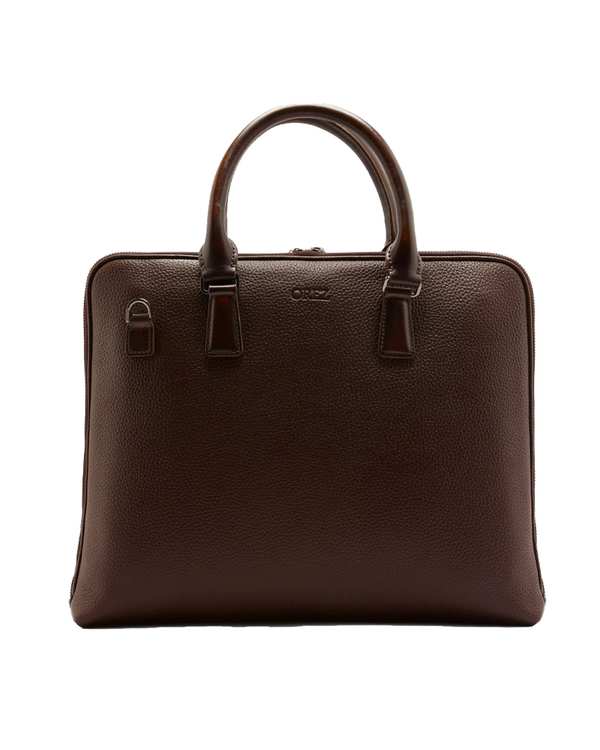 کیف اداری چرم طبیعی فلوتر قهوه ای اورز Orez مدل MALMOکد BUB102