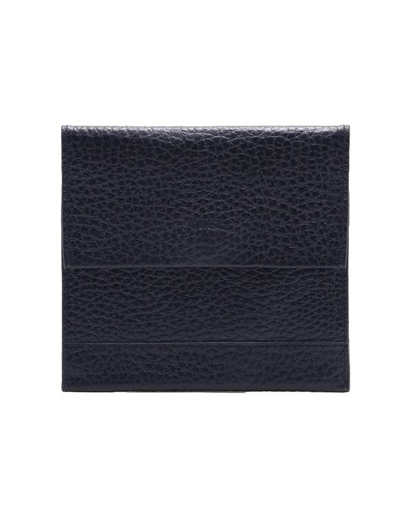 کیف گردنی چرم طبیعی فلوتر سرمه ای اورز Orez مدل MARKOکد LNB103