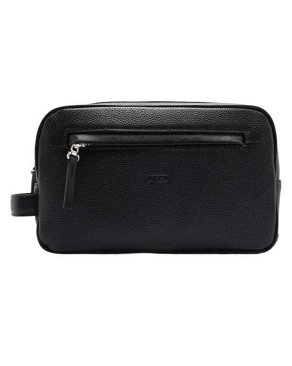 کیف دستی چرم طبیعی مردانه فلوتر مشکی اورز Orez مدل ROBBکد COM104