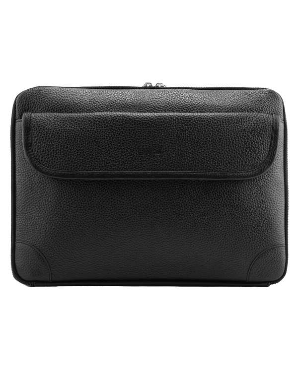 کیف فولدر چرم طبیعی فلوتر مشکی اورز Orez مدل VALENCIAکد LDF110