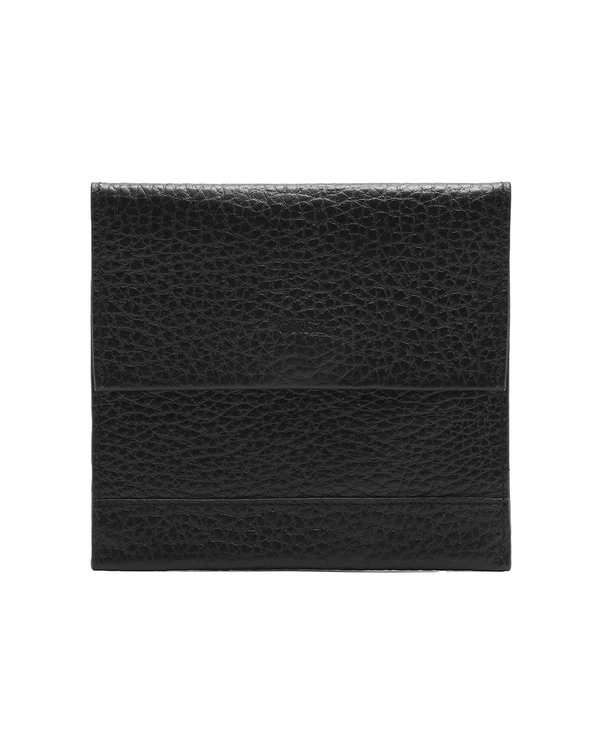 کیف گردنی چرم طبیعی فلوتر چاپی 27 (فلوتر درشت) مشکی اورز Orez مدل MARKOکد LNB103