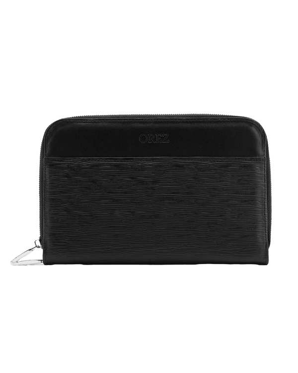 کیف دستی چرم طبیعی مشترک فیستا مشکی اورز Orez مدل PHILIPکد BDH111