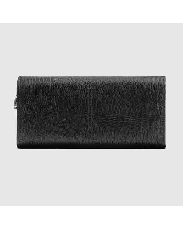 کیف دستی چرم طبیعی مردانه لیزارد مشکی اورز Orez مدل DALLASکد MHB109 - تصویر 3