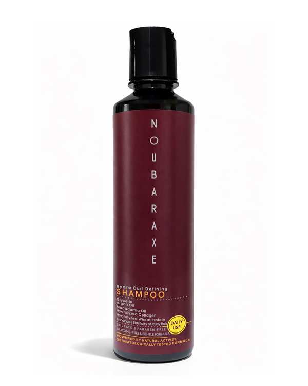 شامپو مو بدون سولفات نوبارکس Noubaraxe مدل Hydra Curl Defining مناسب موهای فر و مجعد حجم 350ml