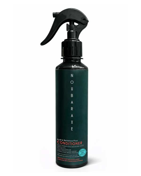 اسپری آبرسان بدون سولفات مو نوبارکس Noubaraxe مدل Hydra Balance Plus مناسب موهای خشک و آسیب دیده حجم 250ml