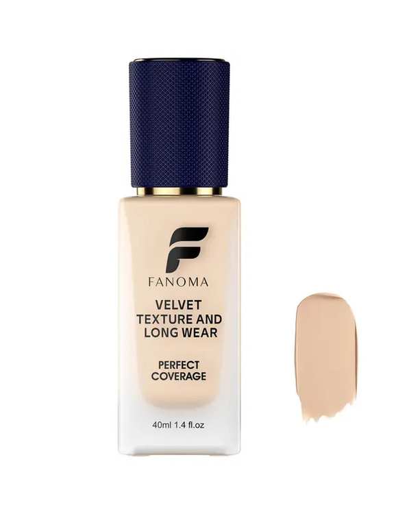 کرم پودر مات و مخملی دارای SPF15 فانوما Fanoma مدل Perfect Coverage مناسب برای انواع پوست شماره 06 حجم 40ml