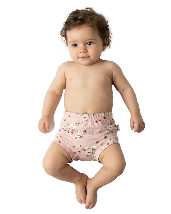 شورت نوزادی زورو دخترانه صورتی آدمک Adamak مدل توت فرنگی کد 3930101