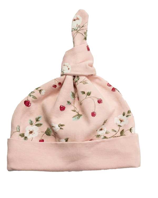 کلاه نوزادی گره ای دخترانه صورتی آدمک Adamak توت فرنگی کد 3934001