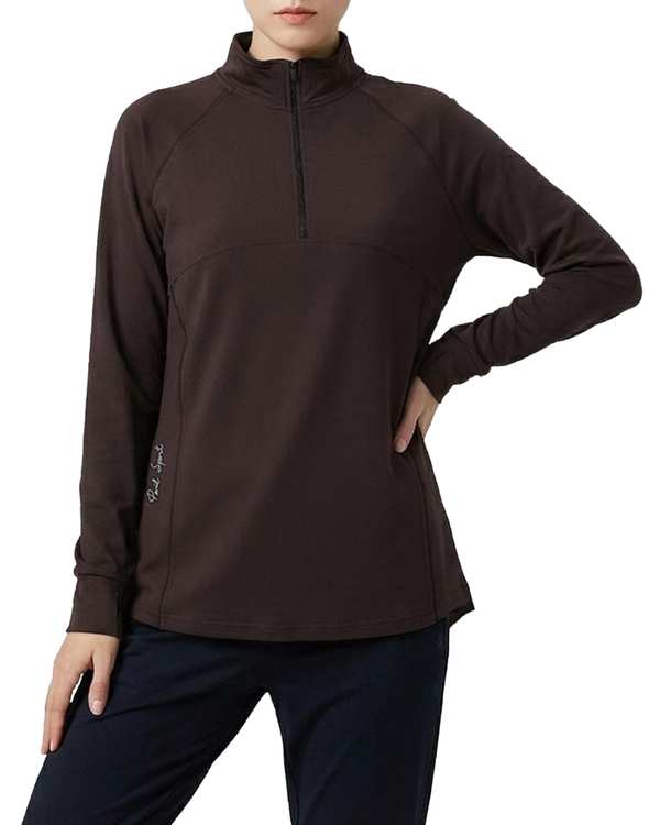 تیشرت ورزشی زنانه آستین بلند قهوه ای پانیل Panil مدل 416GH