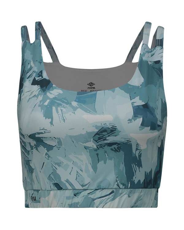 نیم تنه ورزشی زنانه سبز آبی پانیل Panil مدل 4086G