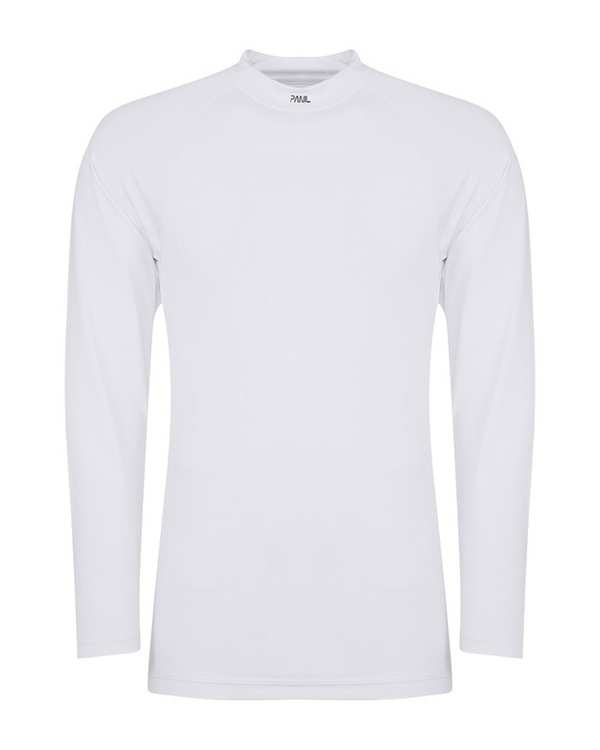 تیشرت ورزشی مردانه آستین بلند سفید پانیل Panil مدل 178W