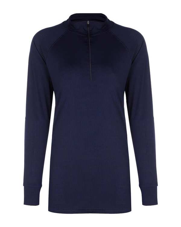 تیشرت ورزشی مردانه آستین بلند سرمه ای پانیل Panil مدل 424